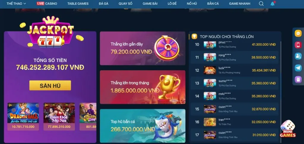 Đa dạng trò chơi tại aa88 info